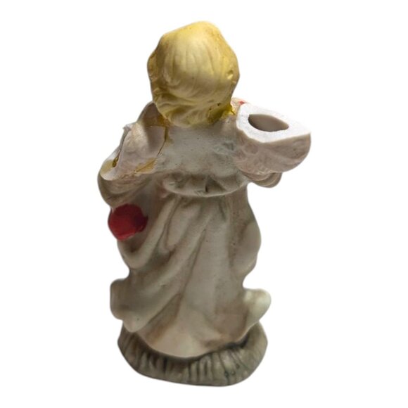 Vintage 9-Piece Ceramic Nativity Set Adelbrook 1990s Walmart Broken Angel Wing - Picture 5 of 15